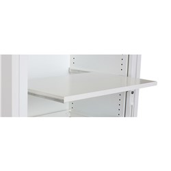 Steelco Tambour White Satin 900mm Shelf