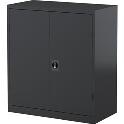 Steelco Graphite Ripple 1015x914x463mm 2 Shelf Stationery Cupboard