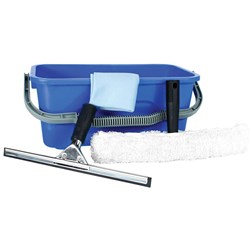 Cleanlink Bucket/Cloth/Channel & T-Bar Window Cleaning Kit