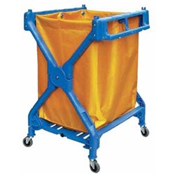 Cleanlink Scissor Trolley Blue