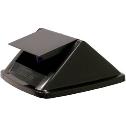 Italplast Waste Bin Swing Top Lid Only 32lt Black