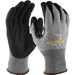 Maxisafe Large Cut Resistant G-Force Hicut Level 5 HDPU Safety Glove