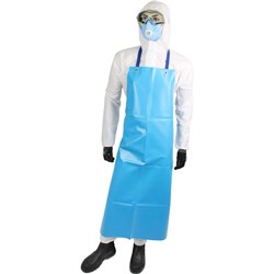 Blue 820x1220mm PVC Apron