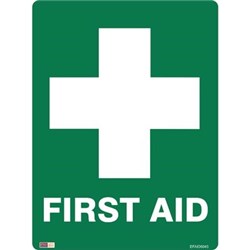 Zions First Aid (Picture) 45x60cm Polypropylene Emergency Sign