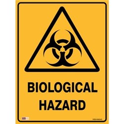 Zions Bio Hazard 45x60cm Polypropylene Warning Sign