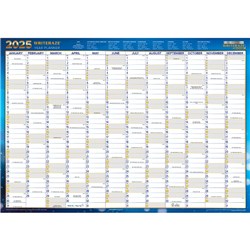 Writeraze 2025 QC2 500x700mm Executive Laminated Year Planner