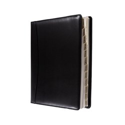 Debden 2027 Elite Executive 1100 Quarto Day To Page Black Diary