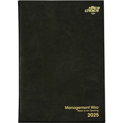 Office Choice 2025 A5 Management Black Week To View 1hr Appointment Wiro Diary