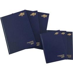 Office Choice 2026 A4 Commercial Blue Day To Page 15min Appointment Diary
