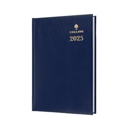 Collins 2025 Sterling 184 A5 Day To Page Blue Diary