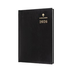 Collins 2026 Sterling 384 A5 Week To View Black Diary