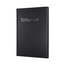 Collins 2027 Kingsgrove 181 A5 Day To Page Black Diary