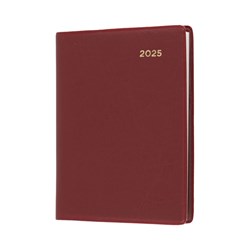 Collins 2025 Belmont 337 A7 Week To View Burgundy Diary