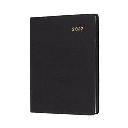 Collins 2027 Belmont 337P Pocket Week To View Black Diary With Pencil