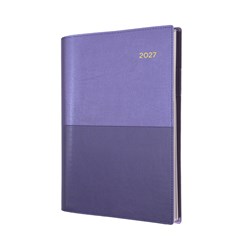 Collins 2027 Vanessa 145 A4 Day To A Page Purple Diary