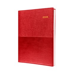 Collins 2025 Vanessa 185 A5 Day To Page Red Diary