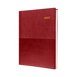 Collins 2027 Vanessa 185 A5 Day To Page Red Diary