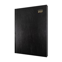Debden 2027 Kyoto Recycled 3001 A4 Day To Page Black Diary