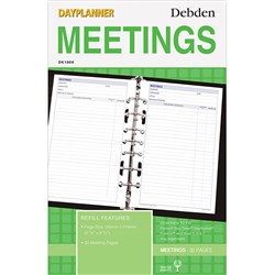 Debden DayPlanner Desk Meetings Refill