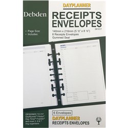 Debden DayPlanner Desk Receipt Envelope