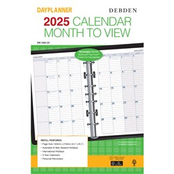 Debden 2025 Dayplanner Desk Month To View Diary Refill