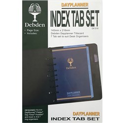 Debden DayPlanner Desk Index Tabs