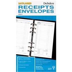 Debden DayPlanner Personal Receipt Envelope