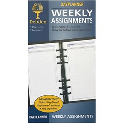 Debden DayPlanner Personal Assignments Refill