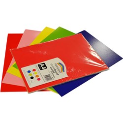 Rainbow Poster Board A4 Double Sided Assorted 10 Sheets