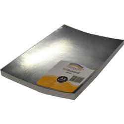 Rainbow Foil Board A4 270gsm Silver