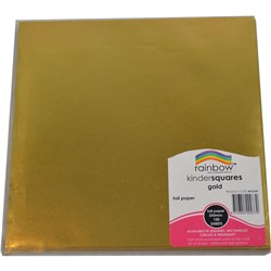 Kinder Squares Foil 250mm 85gsm Gold