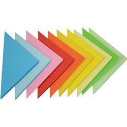 Rainbow Kinder Triangles Matte 125mmx180mm 80gsm Assorted