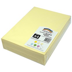 Rainbow A4 Yellow 200gsm System Board