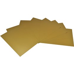 Rainbow Surface Board 510x640mm 290gsm Single Sided Metallic Gold Pack of 20