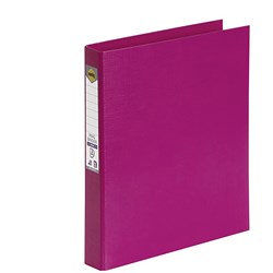 Marbig A4 2 D 25mm Pink PE Binder