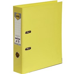 Marbig A4 Lemon PE Lever Arch File