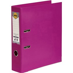 Marbig A4 Pink PE Lever Arch File