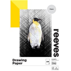 Reeves Drawing Pad A4 110gsm 50 Sheet