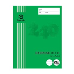 Olympic Exercise Book 225x175mm 8mm 60gsm 240 Page
