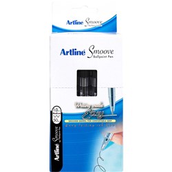 Artline Smoove 8210 Medium Black Ballpoint Pen