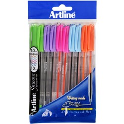 Artline Smoove 8210 Medium Brights Assorted Ballpoint Pen