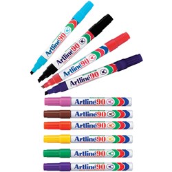 Artline 90 Assorted Permanent Chisel Marker