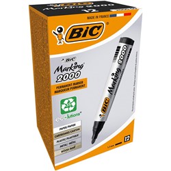 Bic Marking 2000 Marker Permanent Black Bullet Tip