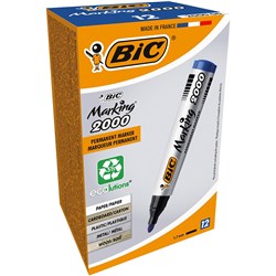 Bic Marking 2000 Marker Permanent Blue Bullet Tip