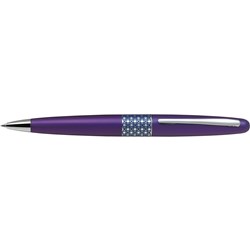 Pilot Mr Ballpoint Pen Mr3 Ellipse Violet Barrel Medium Black Ink