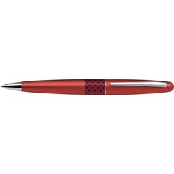 Pilot Mr Ballpoint Pen Mr3 Wave Metallic Red Barrel Medium Black Ink