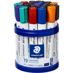 Staedtler Lumocolor 351 19 Assorted Bullet Whiteboard Marker