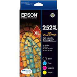 Epson 252XL Ink Cartridge Value Pack