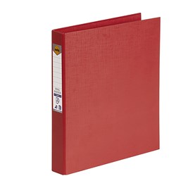 Marbig A4 2 D 25mm Red PE Binder