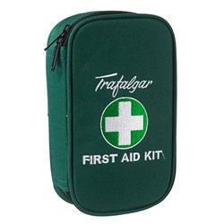 Trafalgar Low Risk First Aid Kit Soft Case Green